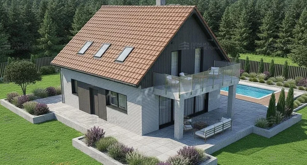 Проект Двухэтажный дом 15 на 13, 196 м2