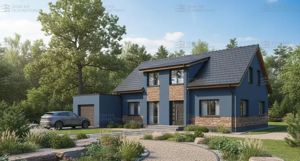 Проект Двухэтажный дом 18 на 12, 220 м2