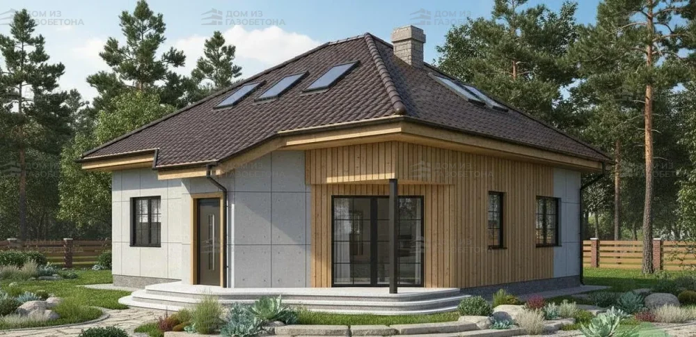 Проект Двухэтажный дом 16 на 10, 135 м2