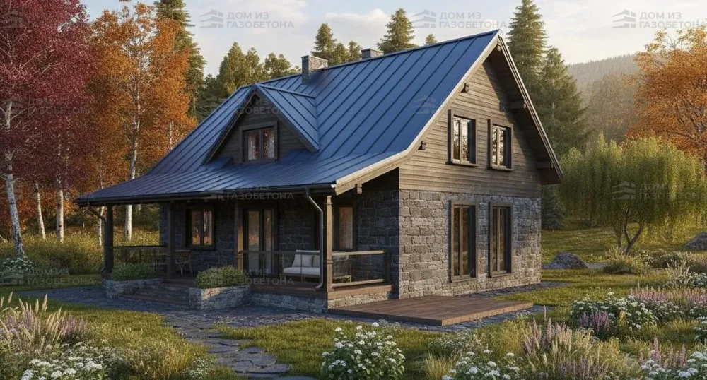 Проект Двухэтажный дом 12 на 13, 163 м2