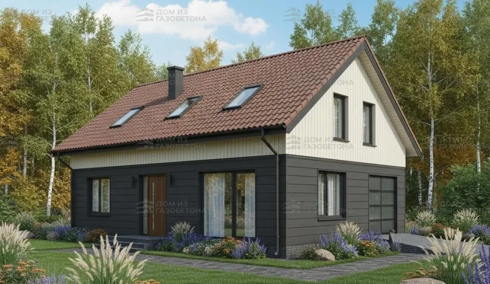 Проект Двухэтажный дом 10 на 15, 156 м2