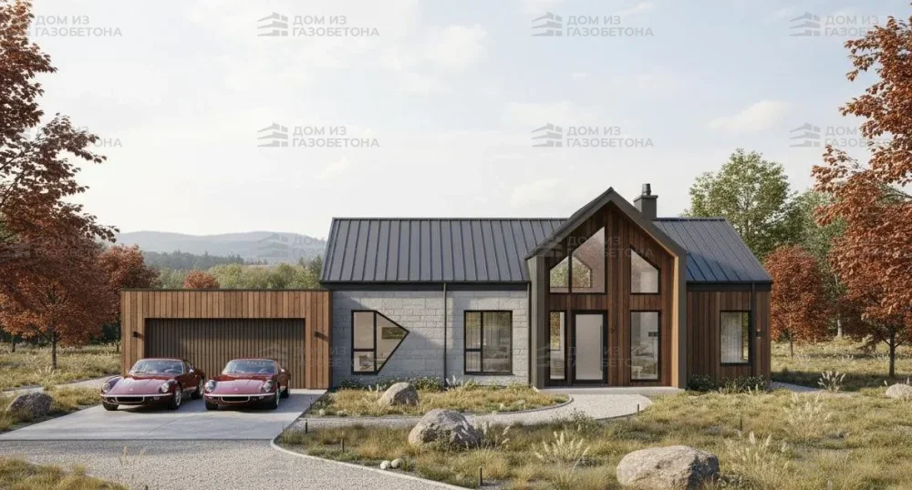 Проект Двухэтажный дом 16 на 9, 192 м2